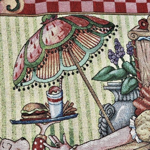 Mary Engelbreit Vintage 90s PRINCESS QUITE A LOT Throw Blanket Tapestry 47x68” - Picture 9 of 10